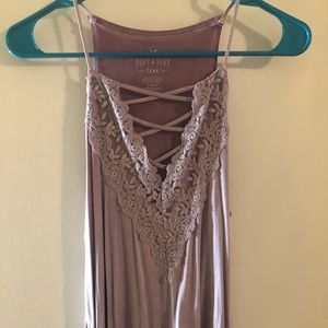American eagle purple tank top